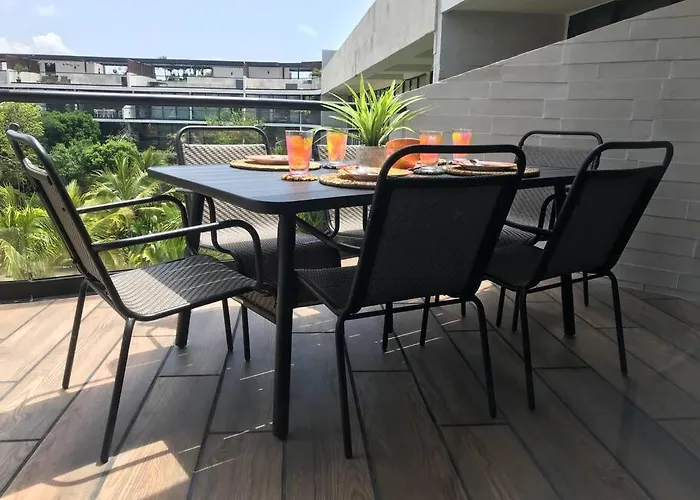 Luxury Rooftop Penthouse - Private Pool - Playacar * Playa del Carmen
