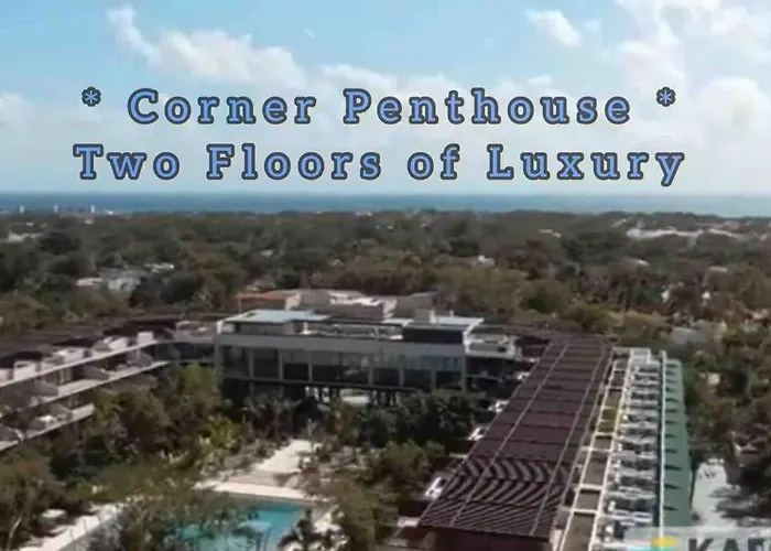 Luxury Rooftop Penthouse - Private Pool - Playacar