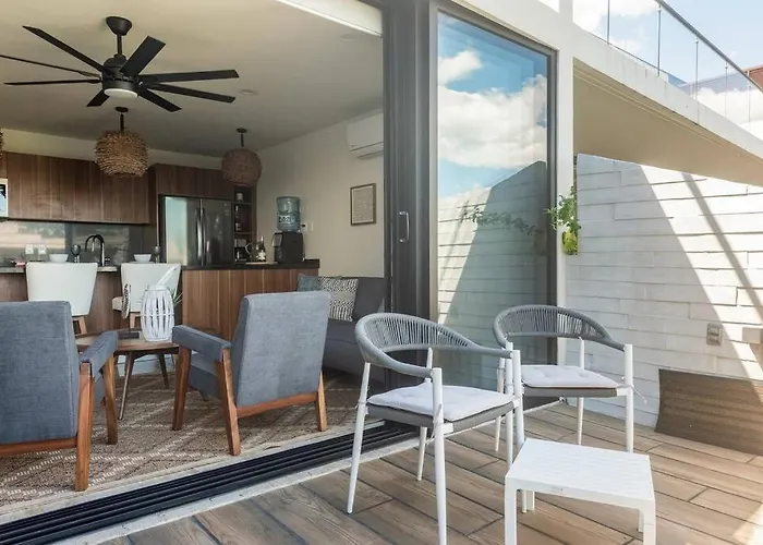 Luxury Rooftop Penthouse - Private Pool - Playacar * Playa del Carmen